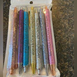 New glitter swear pens